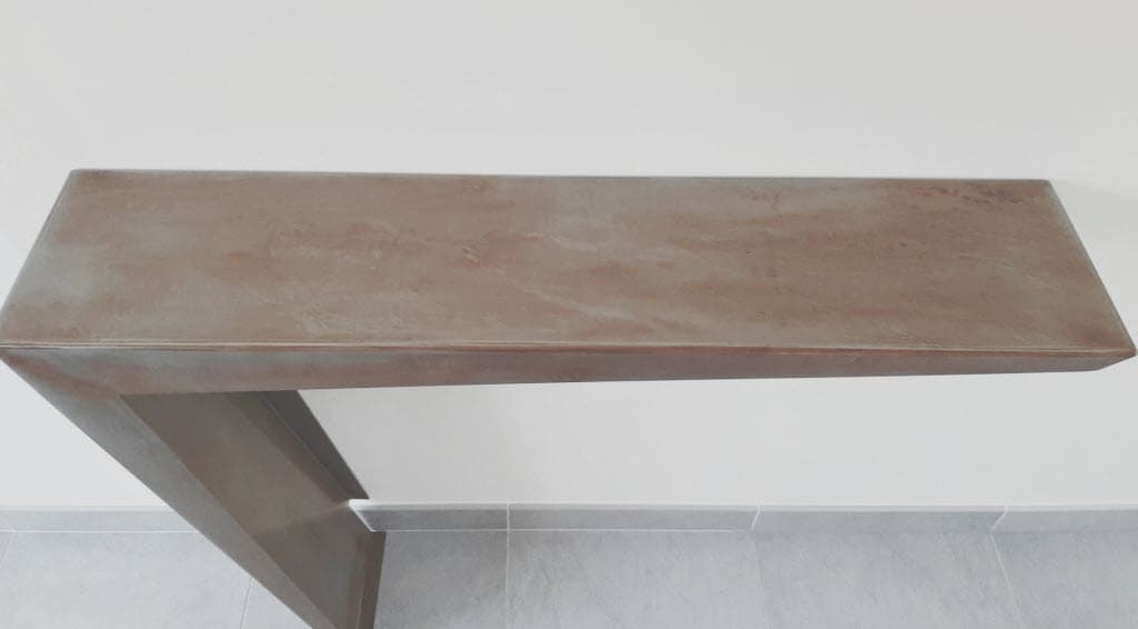 Console design minimaliste en métal "NAOS"