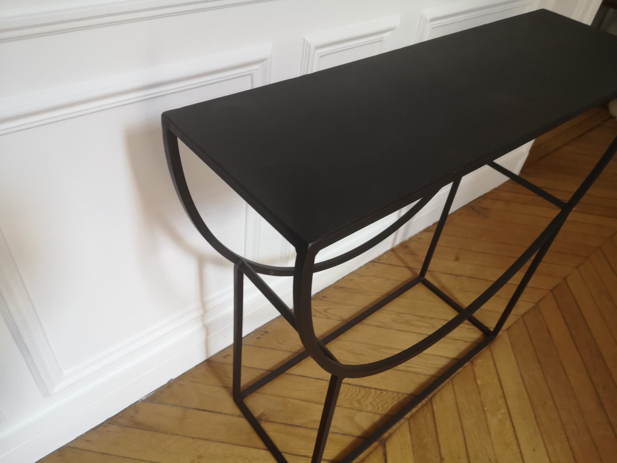 Console contemporaine "MELANIE" en métal