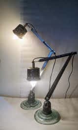Lampe Articulée en Métal et Verre "ISOBELLE"