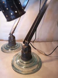 Lampe Articulée en Métal et Verre "ISOBELLE"