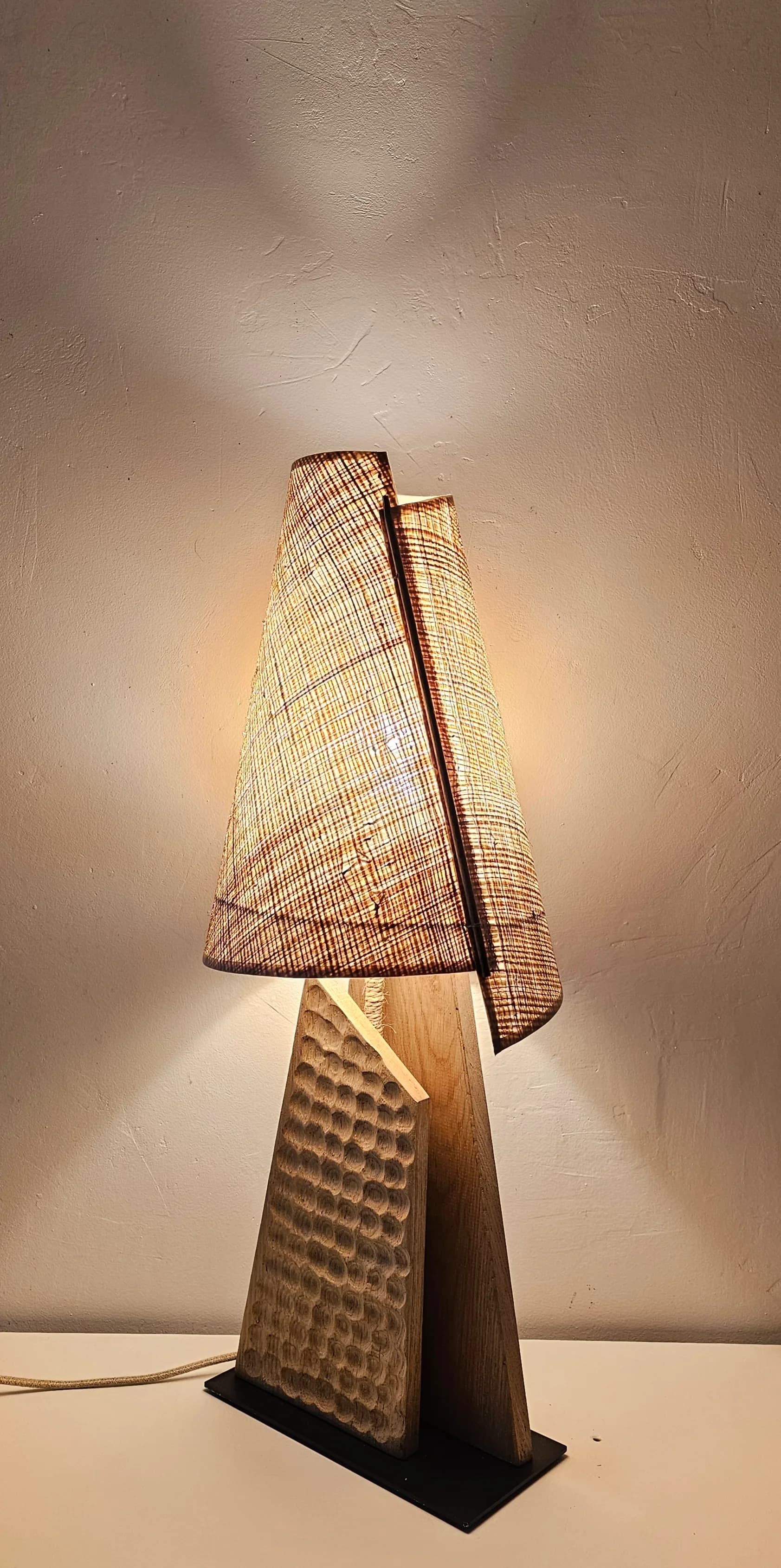 lampe alma bois naturel