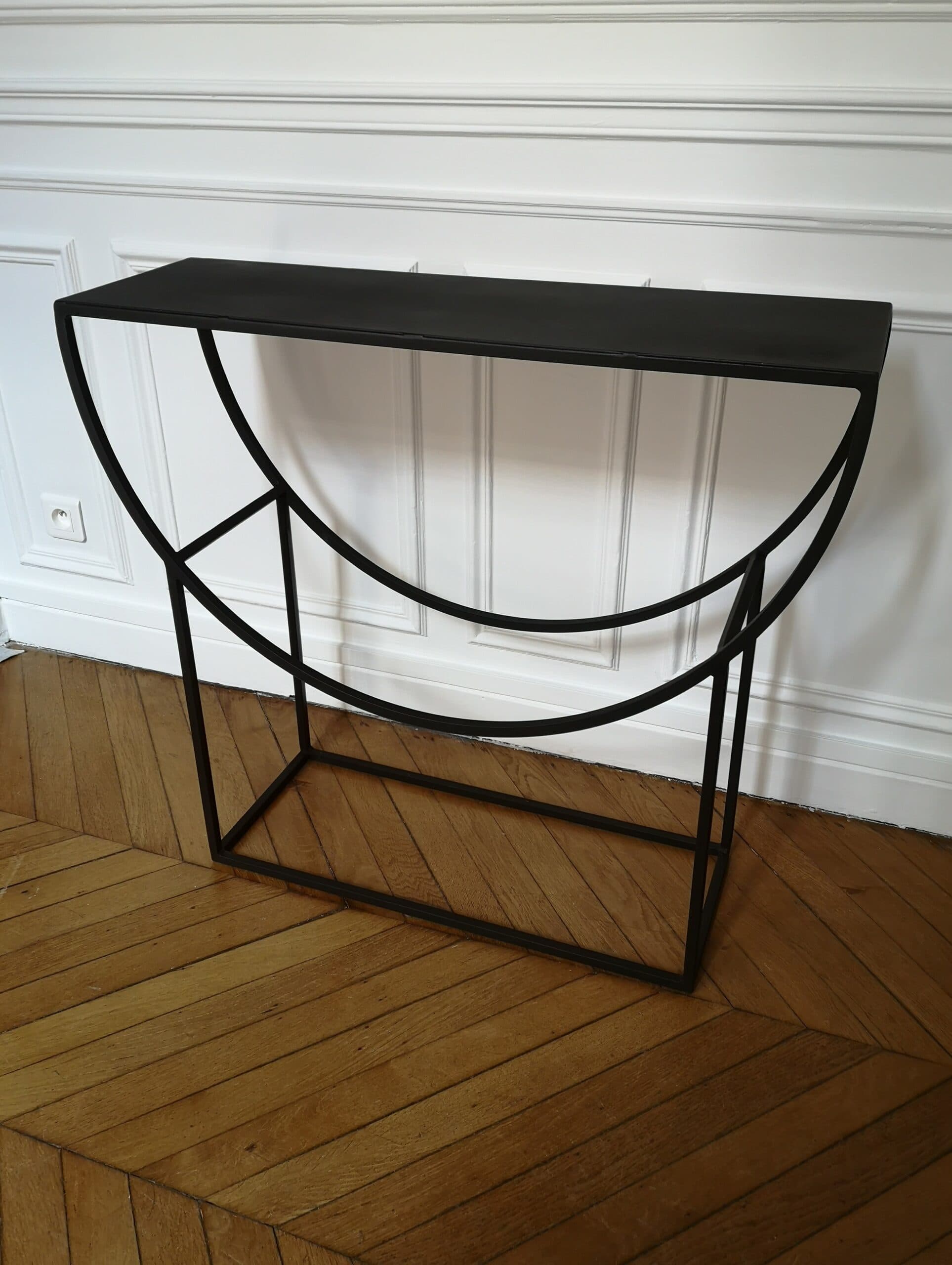 Console contemporaine "MELANIE" en métal