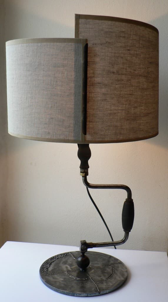 Lampe Éco-Design en Métal et Lin "DOMINIQUE de Villebrequin"