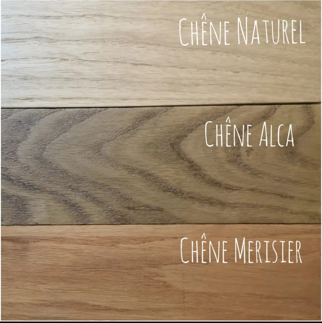 Échantillons de finitions chêne massif Douceur Brute