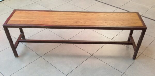 Banc BENI – Style Loft en Acier et Chêne Massif – Image 2