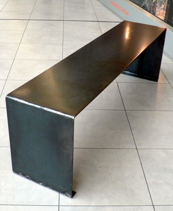 Banc design de qualité sur mesures en métal "ULTIMO" – Image 9