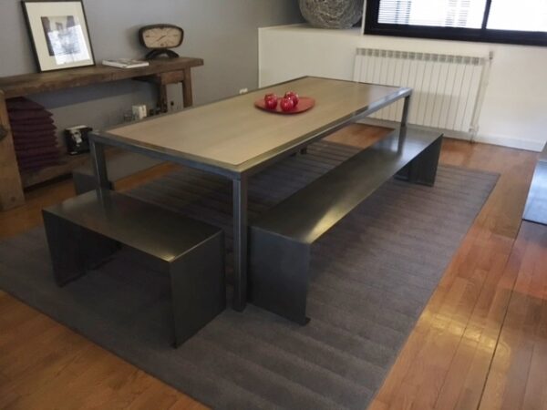 Banc design de qualité sur mesures en métal "ULTIMO" – Image 17