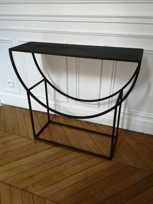 Console contemporaine "MELANIE" en métal