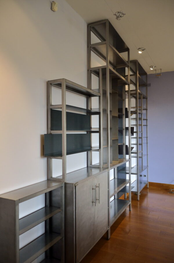 Bibliothèque sur Mesure en Métal "XXL ARGENT" – Image 4