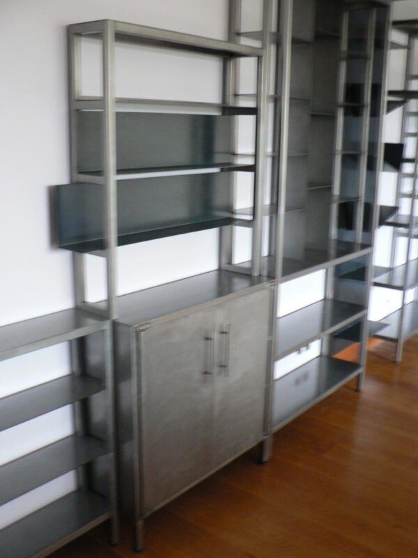 Bibliothèque sur Mesure en Métal "XXL ARGENT" – Image 5