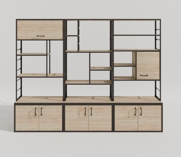 Meuble de rangement et bibliothèque "VOSGES" – Image 4