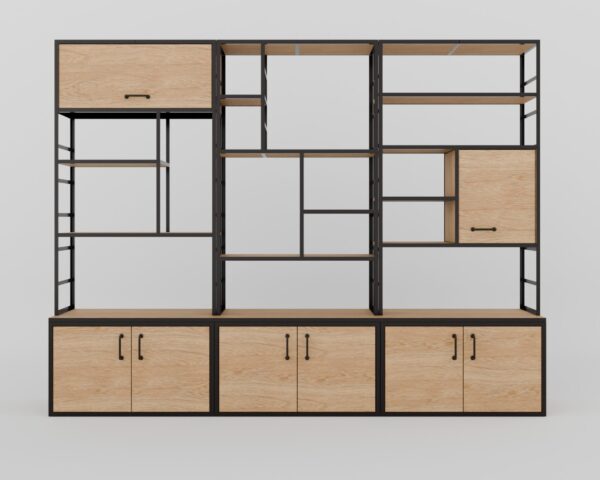 Meuble de rangement et bibliothèque "VOSGES" – Image 3