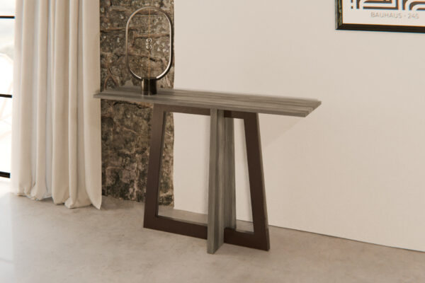 Une nouvelle création pour votre intérieur la console Bois massif et métal sur mesure "HARMONIE" – Image 7