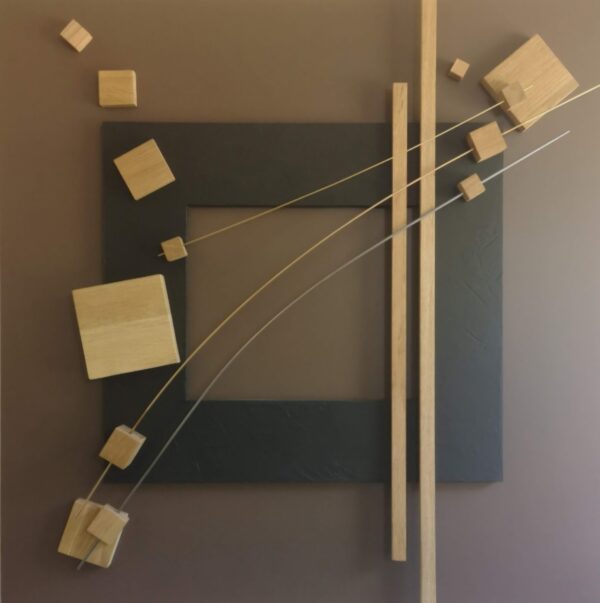 Tableau sculpture grand carré décoxl "Infini Legno" – Image 4