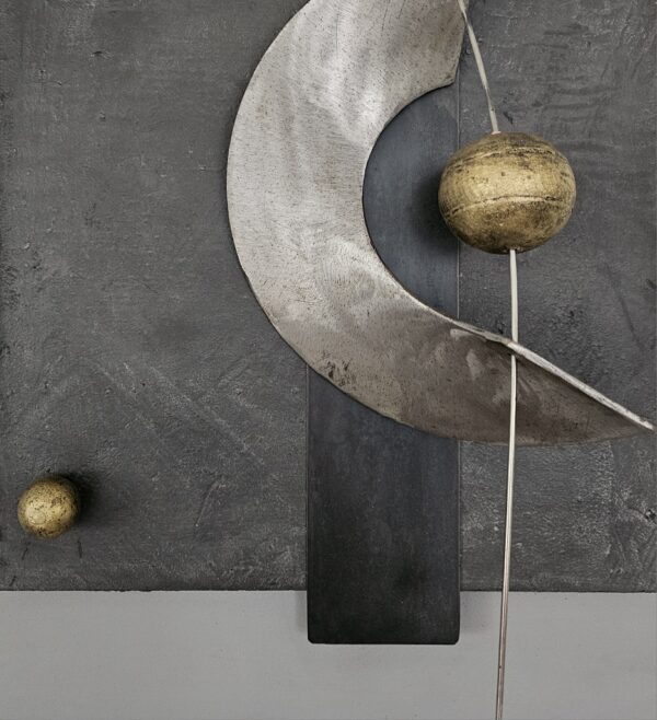 Unique tableau sculpture murale carré "COSMOS" – Image 2